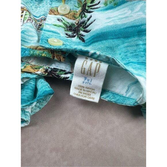 Vintage Girls Vacation Dress Tiki Hawaiian Size 3 - Picture 4 of 6